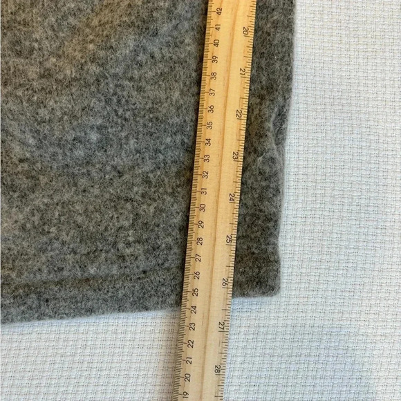 H&M Sweater Women M Gray Mohair Wool Long Open Cardigan Slouchy Oversize Grandpa - Picture 7 of 9